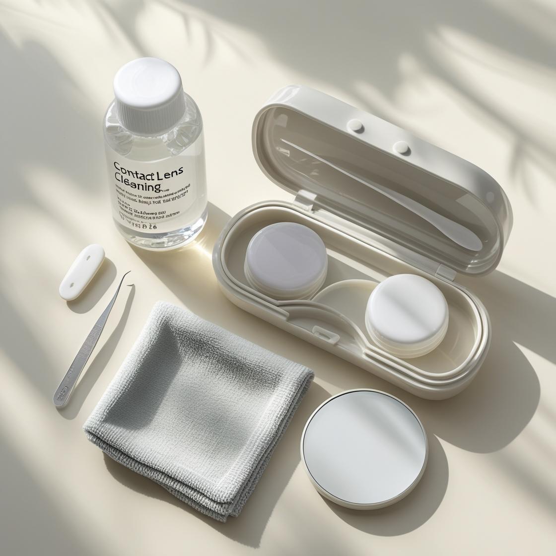 محلول تنظيف العدسات اللاصقة